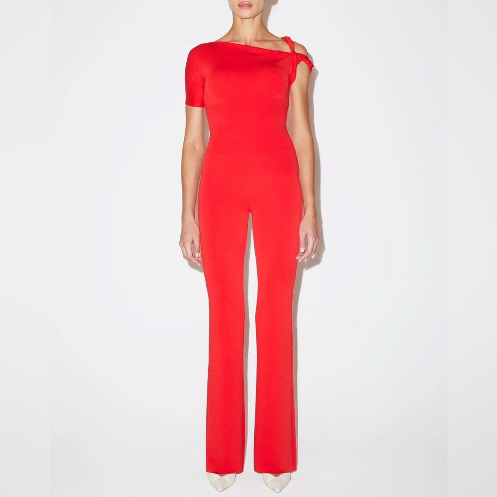 Khy Sueded Stretch Twisted Top and Pant set